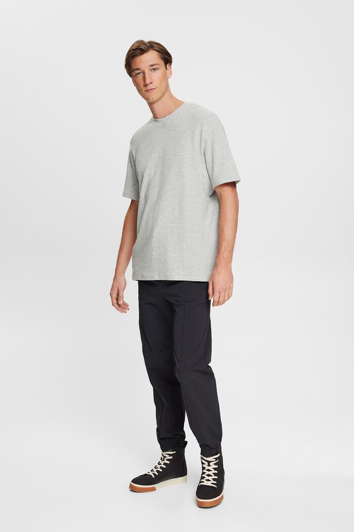 T-Shirt aus Strukturjersey