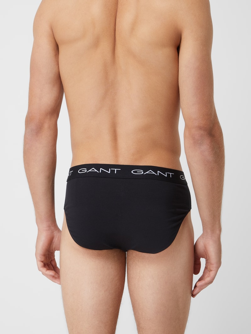 Slip im 3er-Pack in schwarz