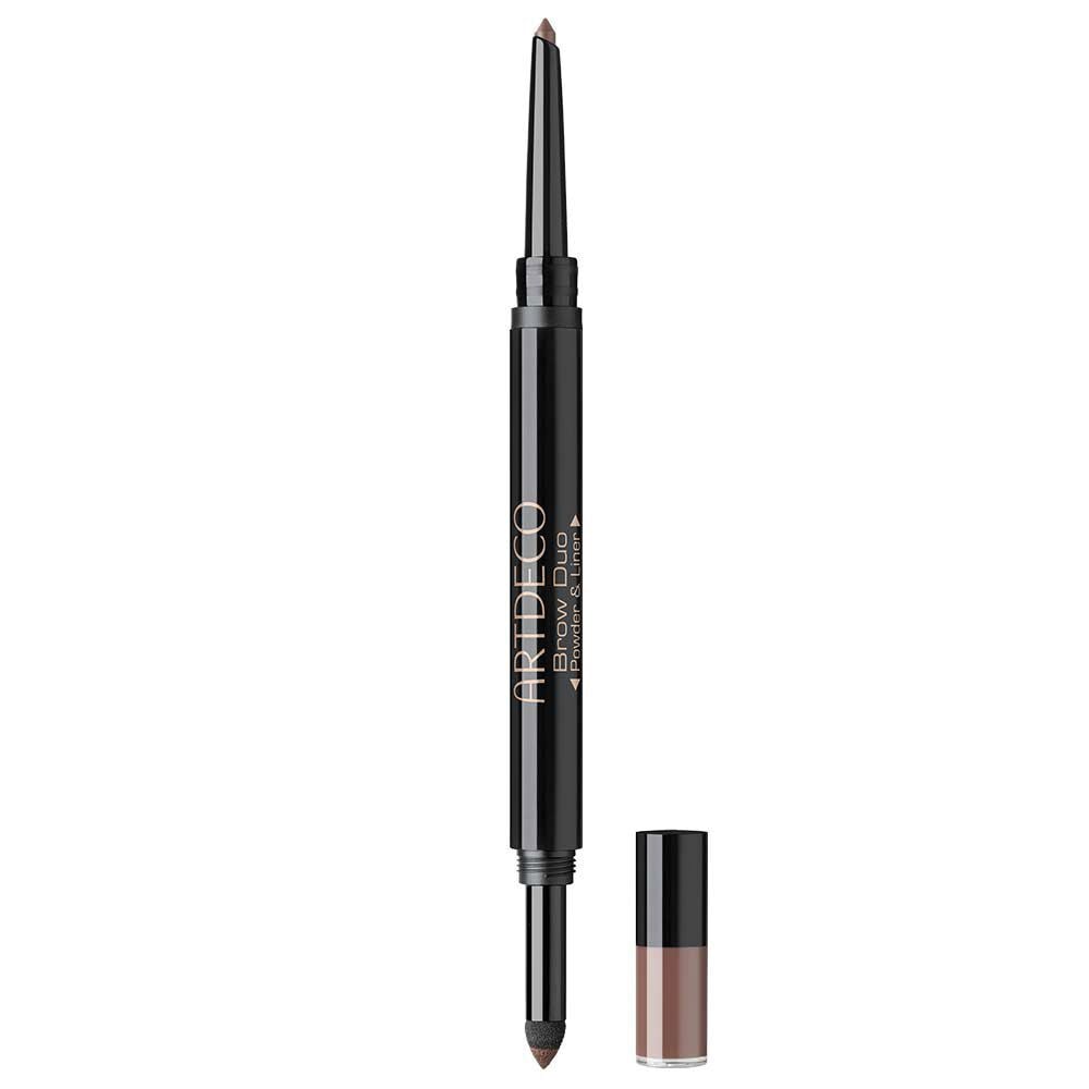 artdeco BROW DUO POWDER & LINER Poudre sourcils & crayon en un seul produit. Résistant à l'eau.