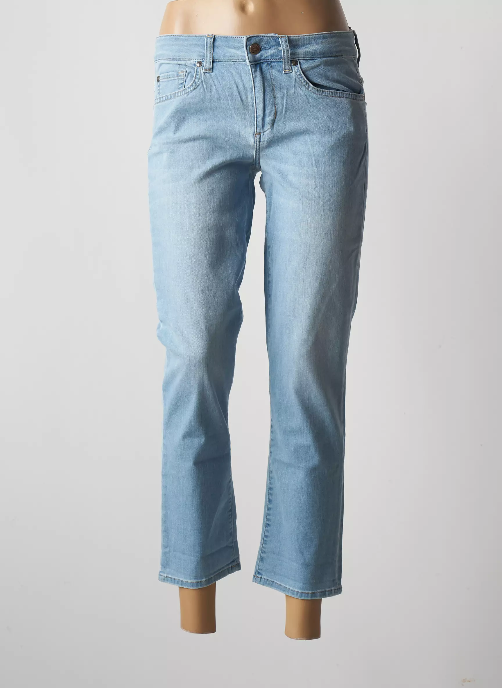Liu  Jo Jeans Coupe Droite Femme couleur bleu