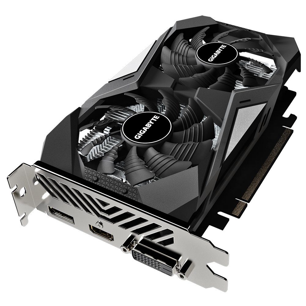 Gigabyte GeForce® GTX 1650 D6 WINDFORCE OC 4G Grafikkarte (4 GB, GDDR6)