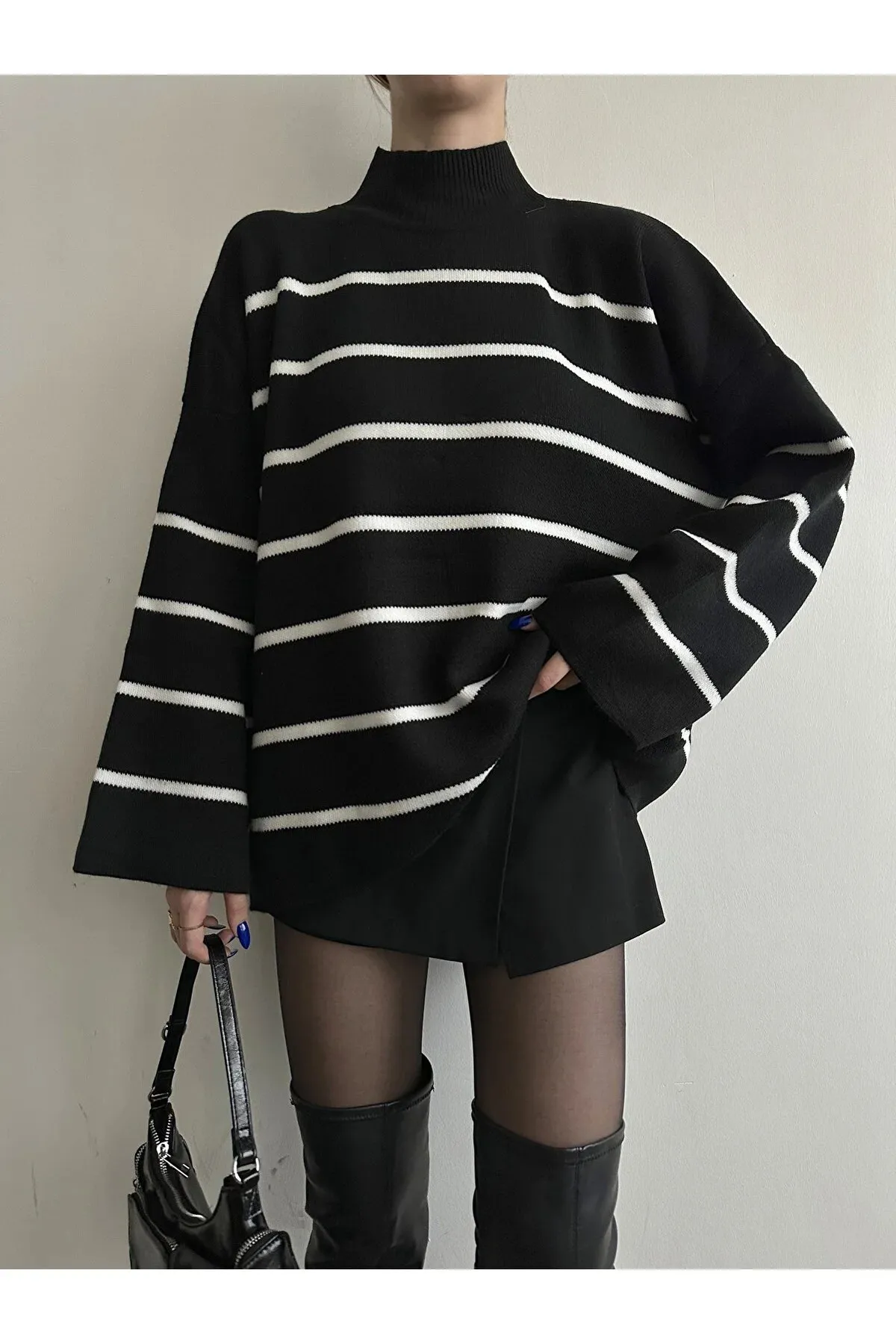 EnModaStyle  Rollkragenpullover