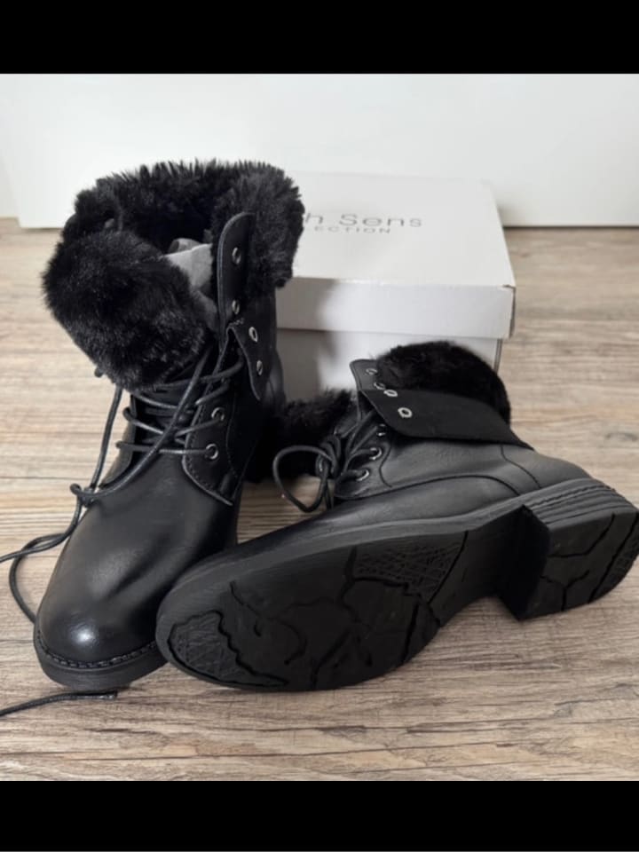 Sixth Sens Boots in Schwarz günstig kaufen 36