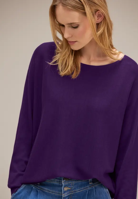 Street One Pullover in Unifarbe
