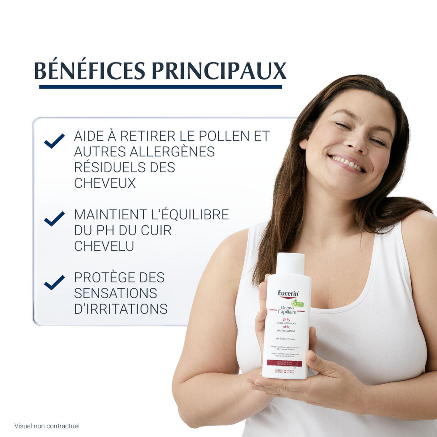 Eucerin DermoCapillaire pH5 Shampoing Doux - Cuir chevelu sensible