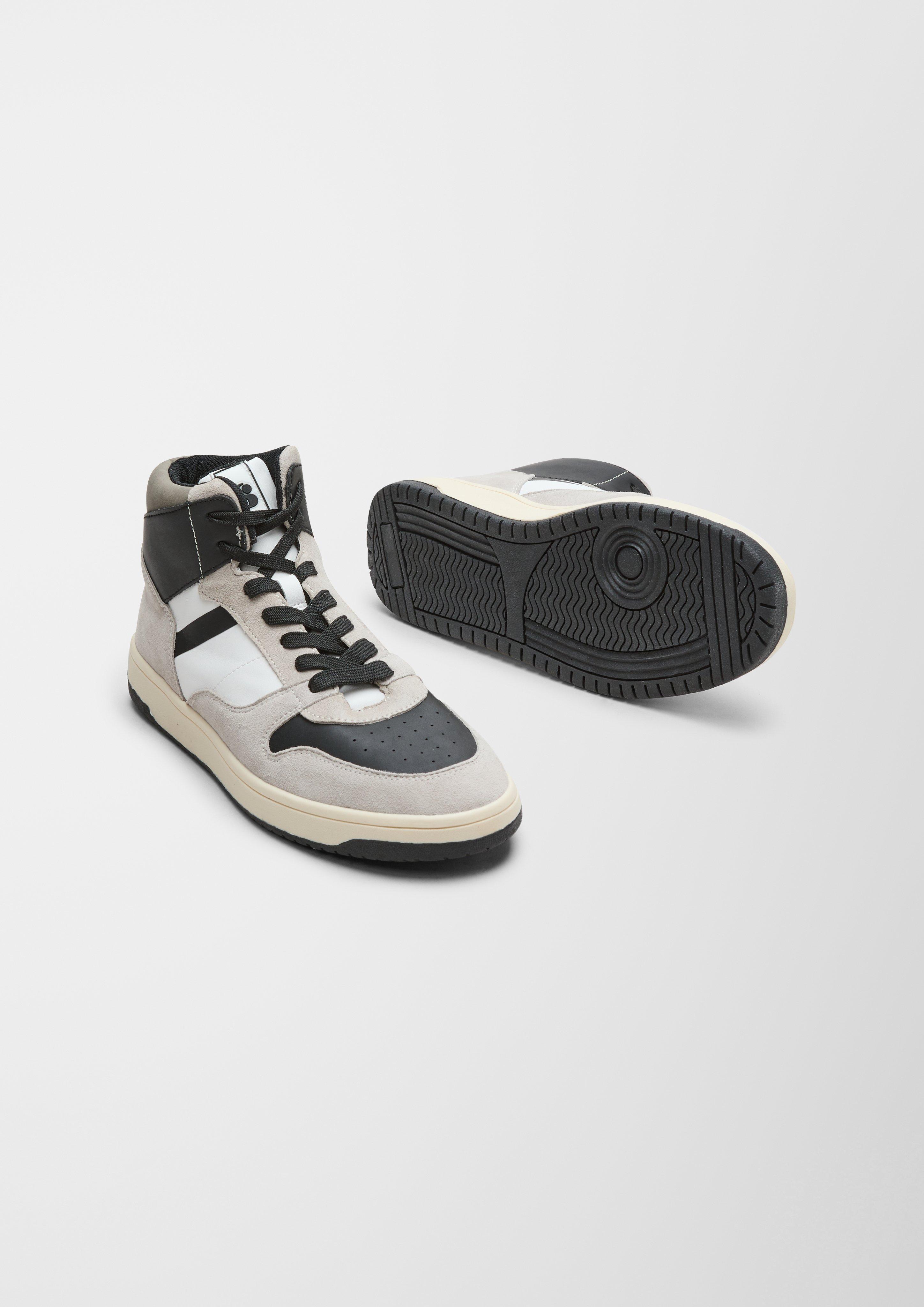 High Top-Sneaker aus Leder  6006538-211
