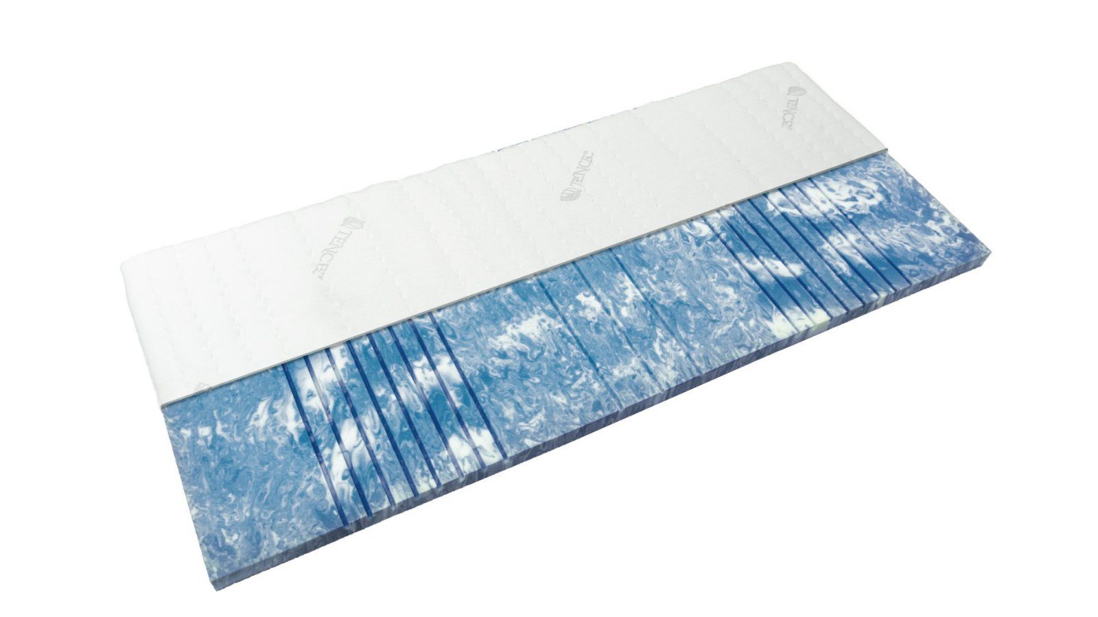 Topper 7-Zonen Gelschaum-Topper Deluxe, Sleepondo, 8 cm hoch, Gelschaum, 80x200 cm