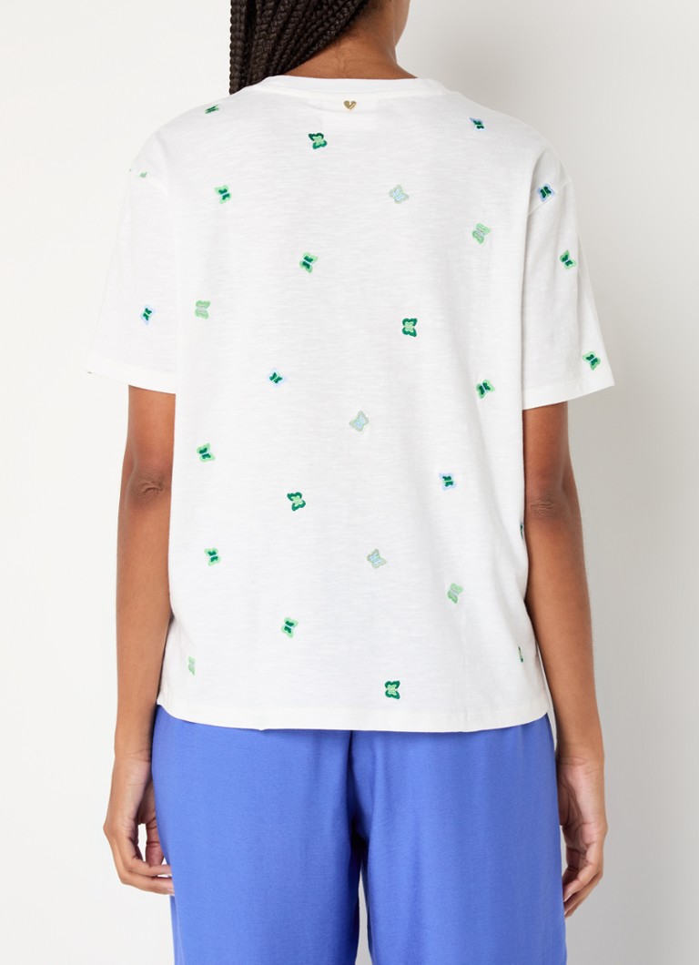Fabienne Chapot organic cotton T-shirt with embroidery