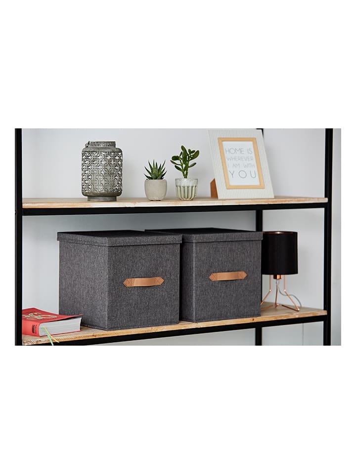 STORE IT Ordnungsbox in Grau - (B)33 x (H)33 x (T)33 cm günstig kaufen onesize