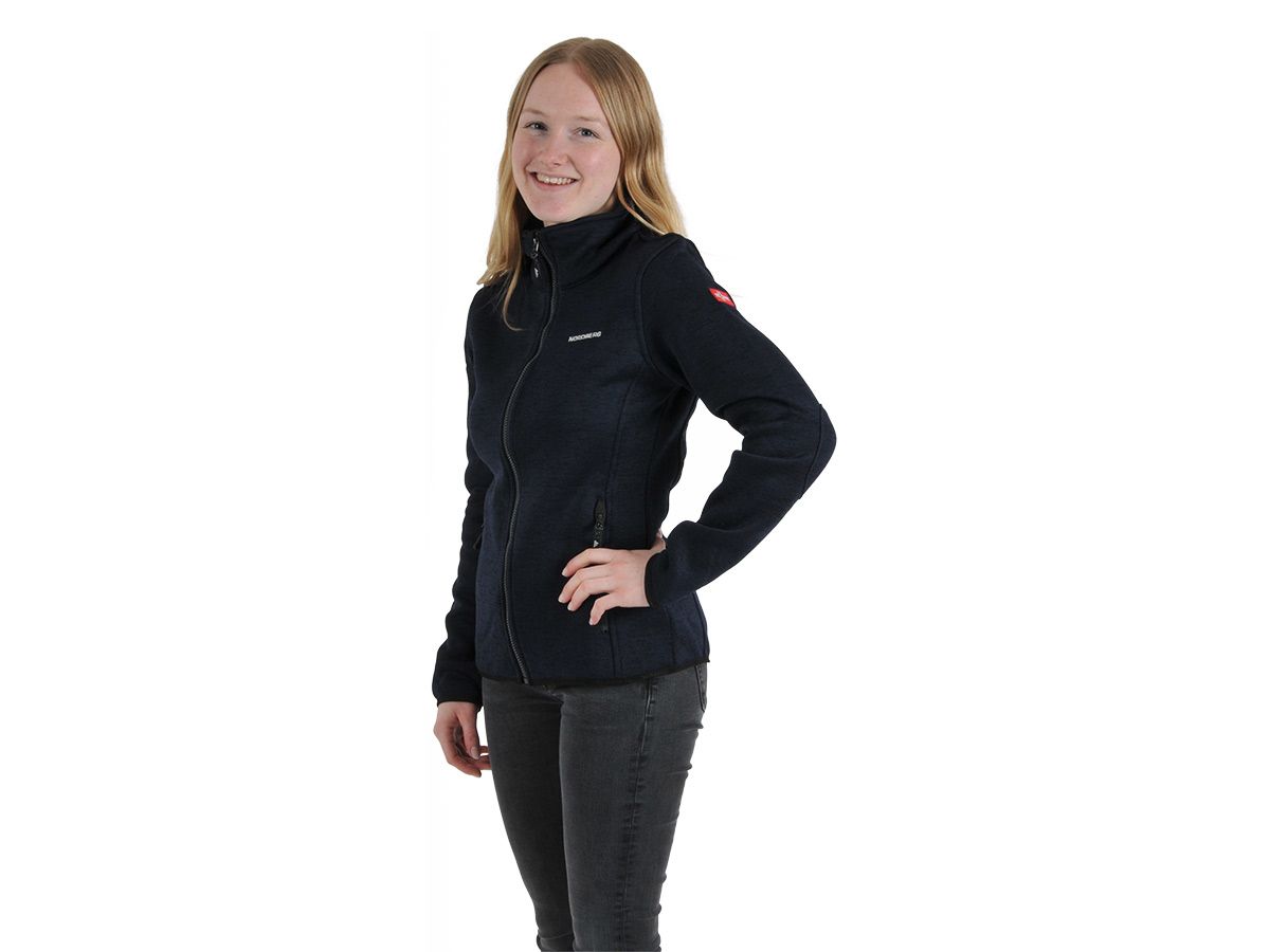 Nordberg Andrea Dark Navy Melange Damen Fleecejacke