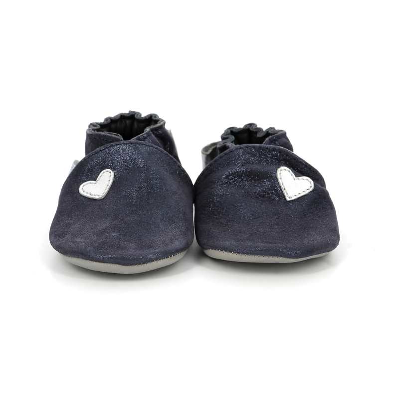 Chaussons cuir Mini Love Plg