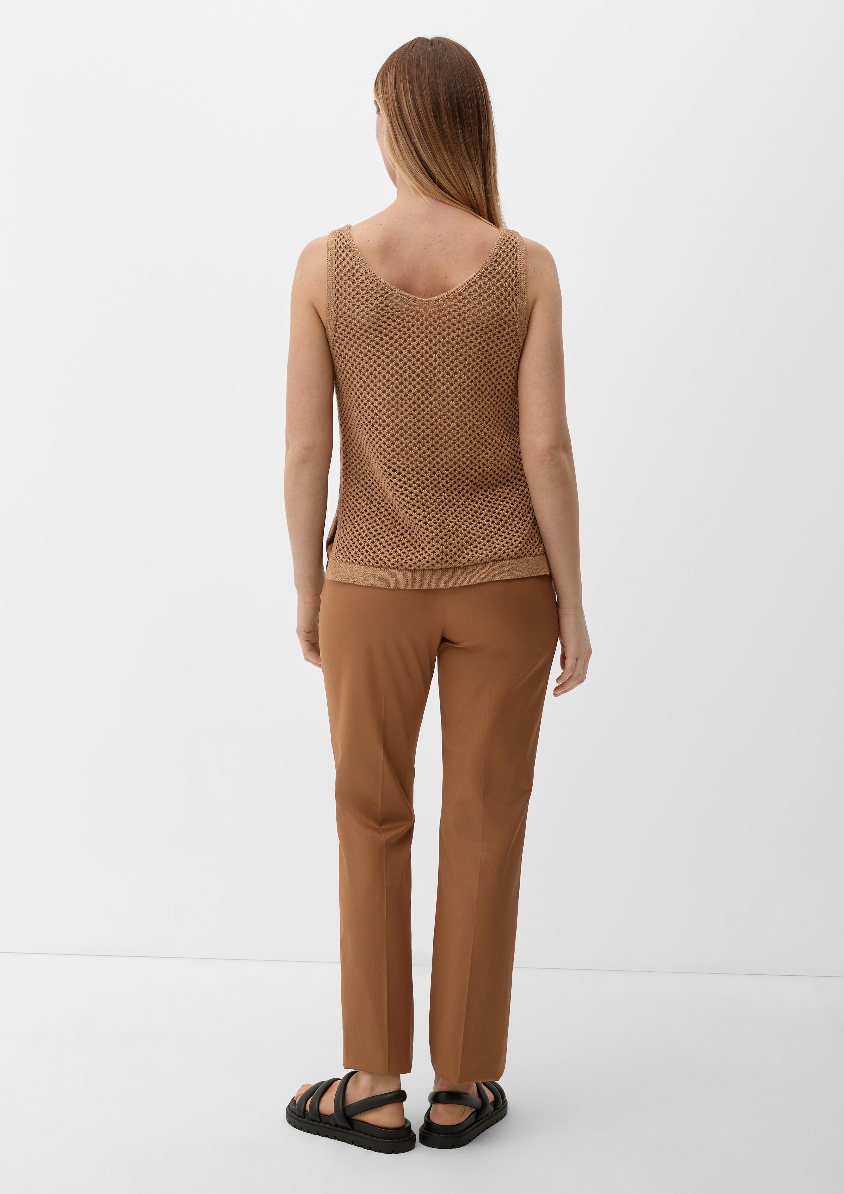 Stricktop mit V-Ausschnitt  2128248-8461