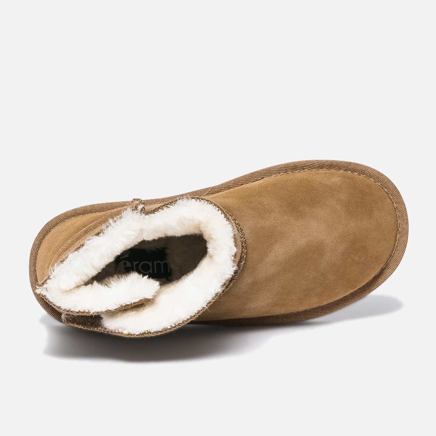 Boots camel suédé et fourré