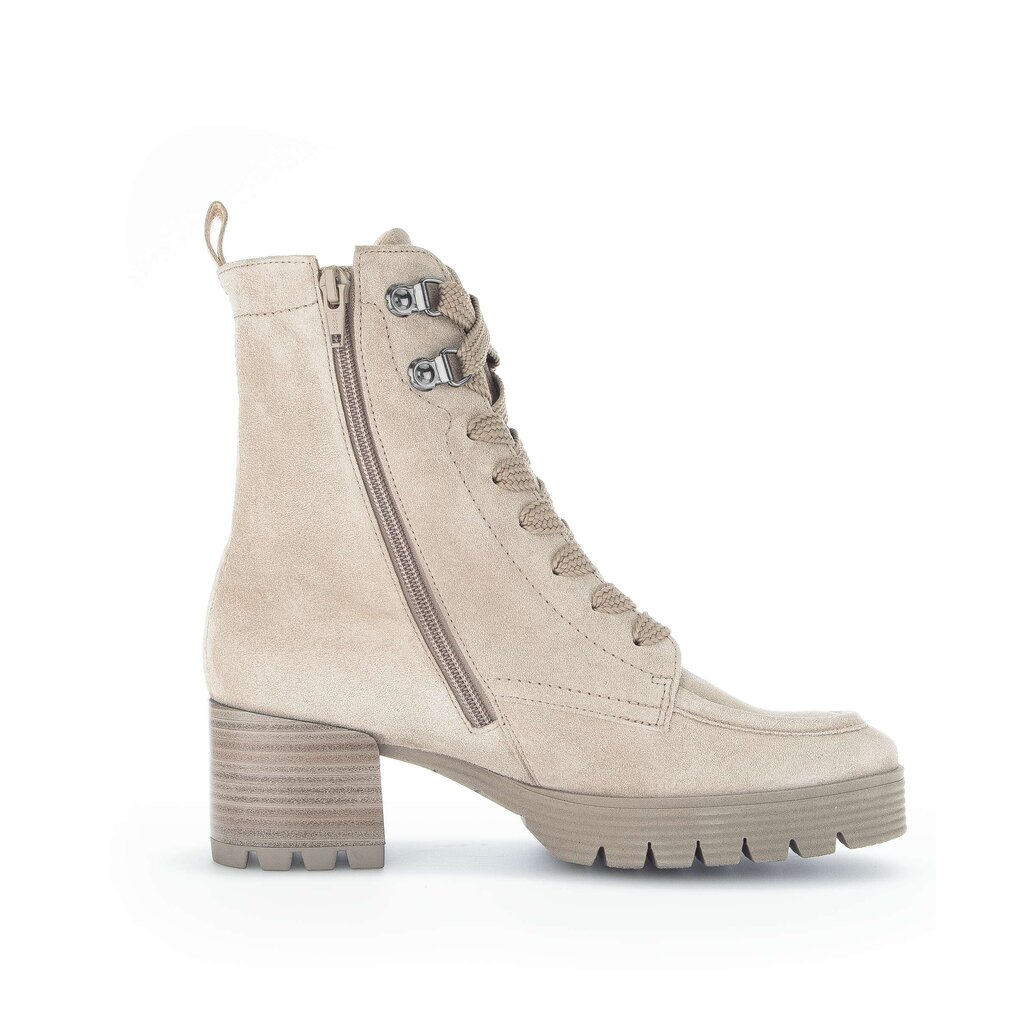 Gabor comfort Schnürstiefelette beige