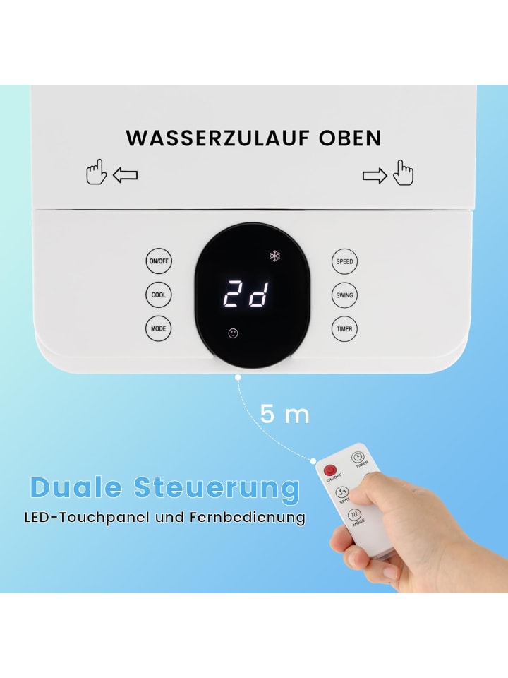 COSTWAY 3 in 1 Klimaanlage ohne abluftschlauch in Weiß günstig kaufen onesize