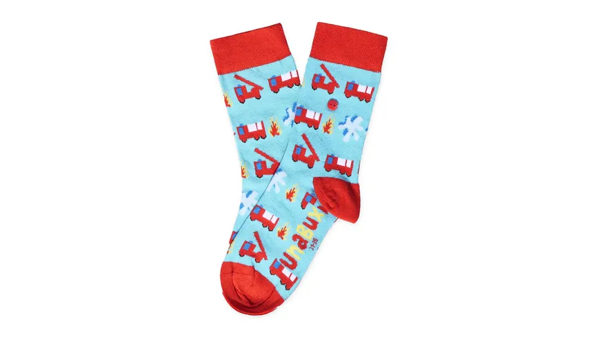 Unabux Kinder Socken Feuerwehr Feuerwehr