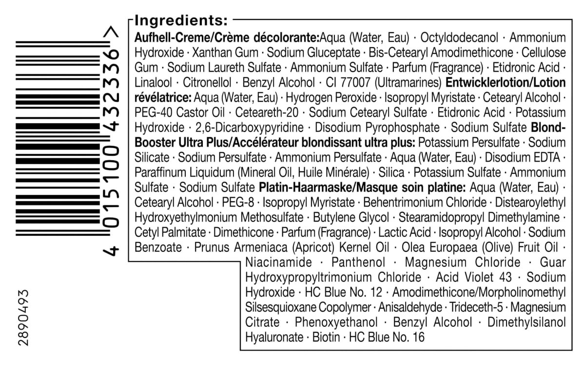 Haare Aufheller Ultra L101 Silberblond, 1 St