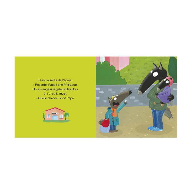 Livre P'tit loup est le roi de la galette - Auzou