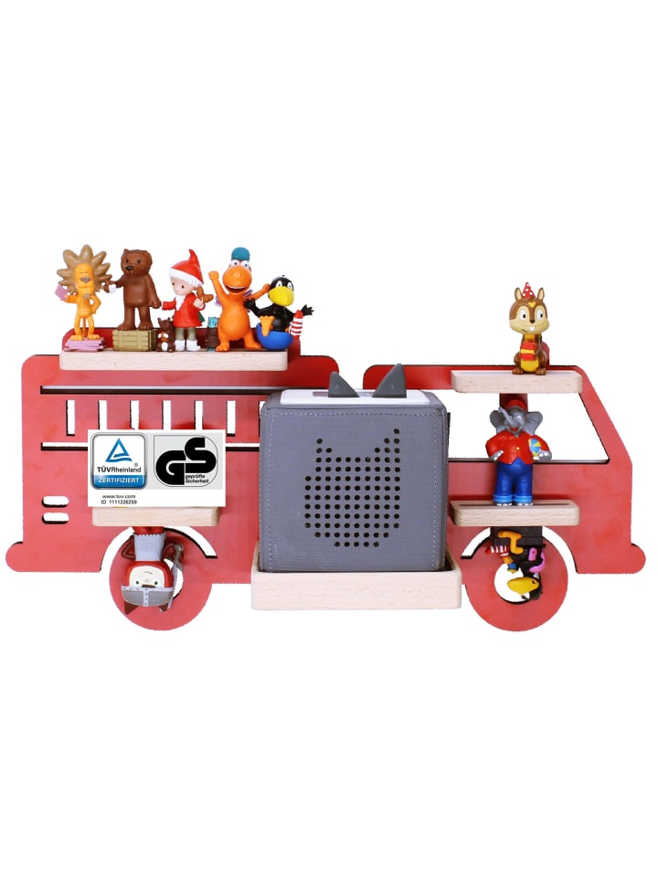 BOARTI Regal Feuerwehr Kinder Toniebox Tonies Figuren in Rot günstig kaufen onesize