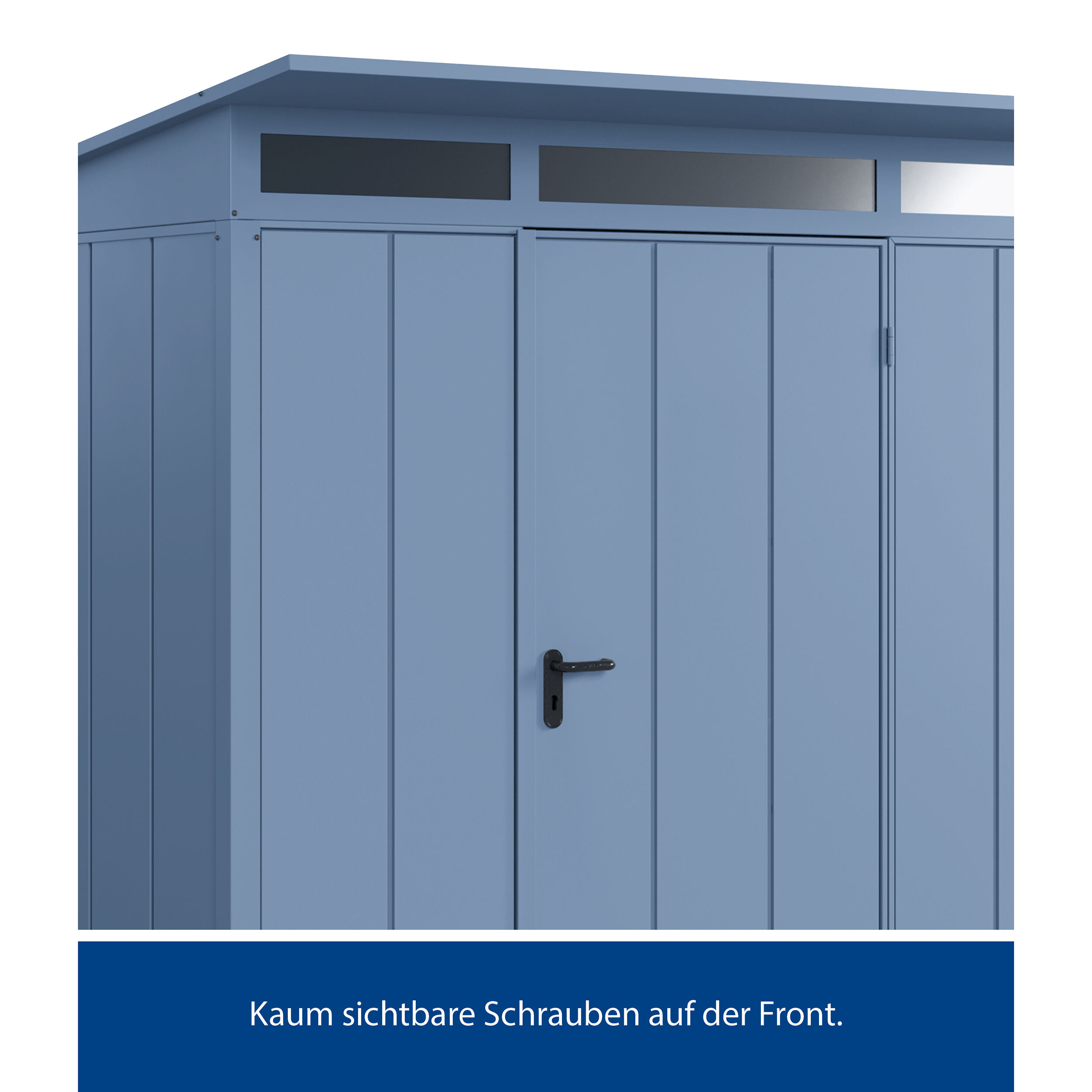 Set Berry Modern-P,Typ 2 Gerätehaus - Blau