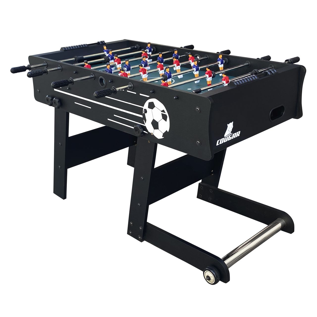 Cougar Scorpion Kick TS Klappbarer Fußballtisch Schwarz