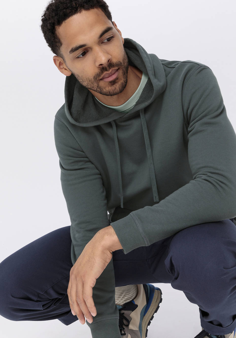 Hoodie aus reiner Bio-Baumwolle