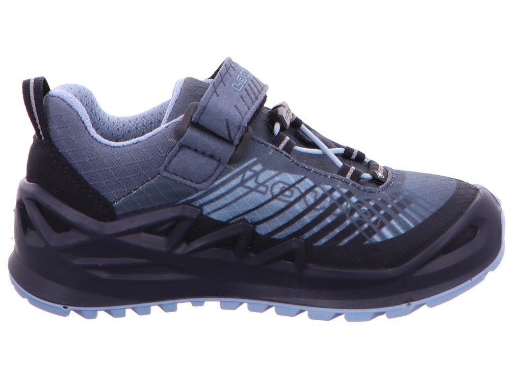 LOWA Freizeit Schnürer blau MERGER GTX JUNIOR VCR LO
