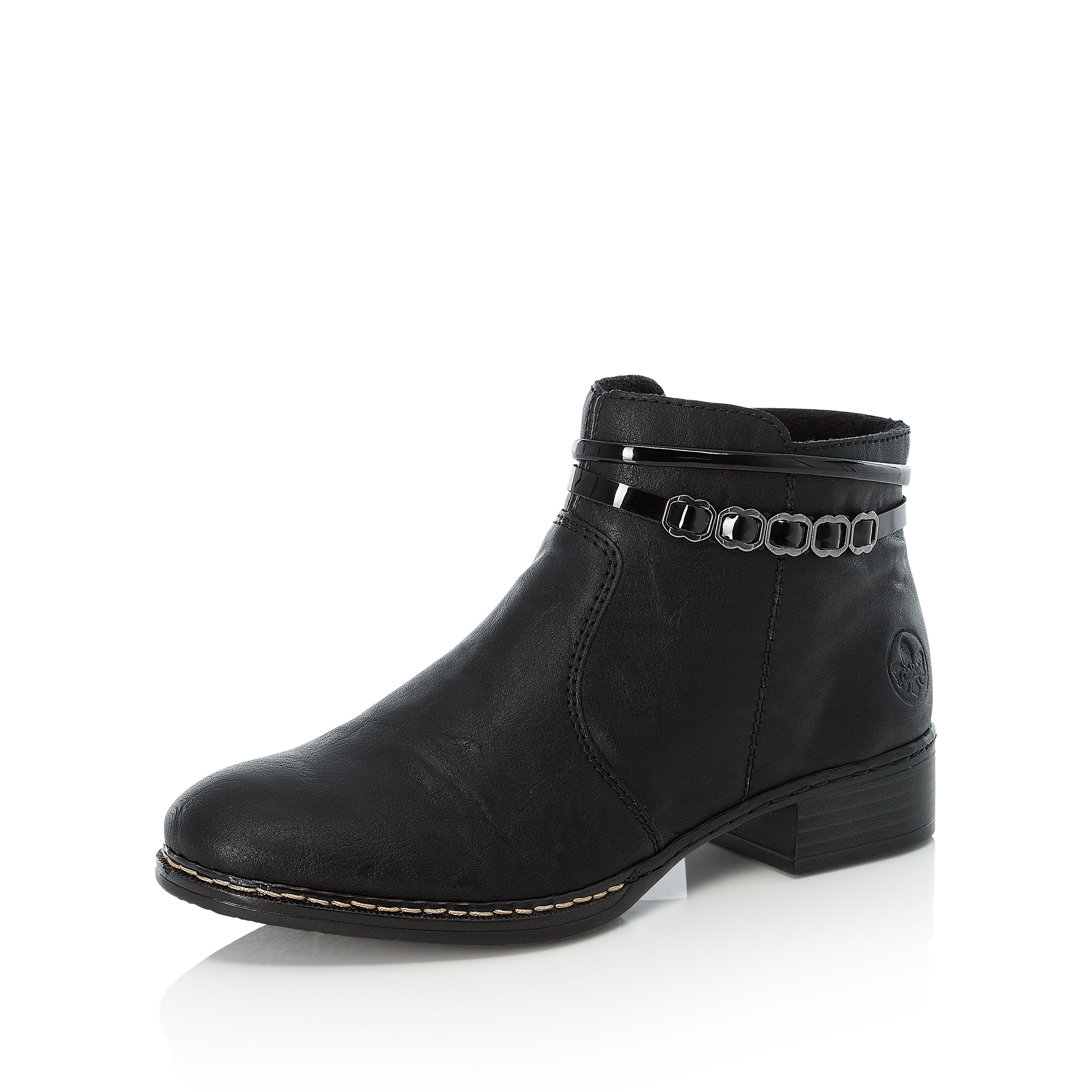 Rieker Damen Stiefeletten graphitschwarz