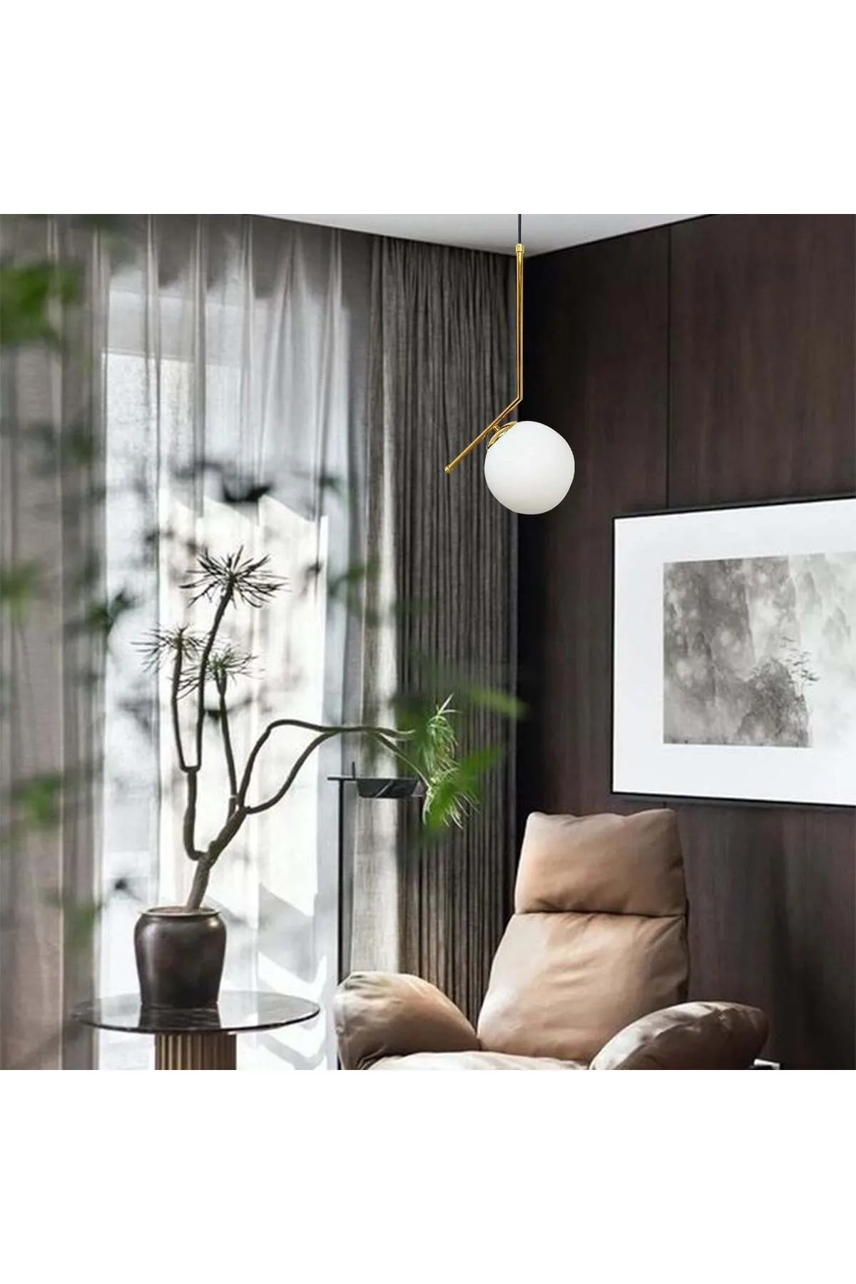 Bamyum  Hängelampe Glas & Metall Hängelampe & Deckenlampe Hängelampe Pendelleuchte