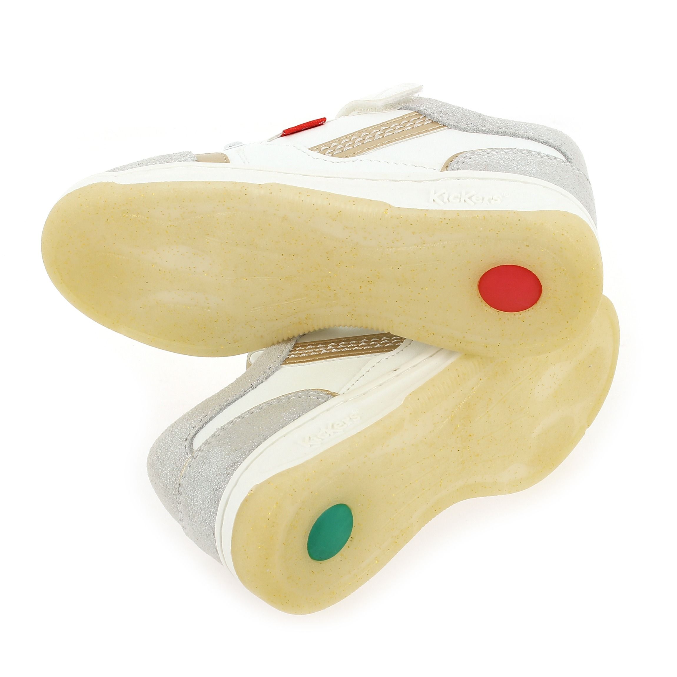 Kickers  KOUIC E24 - Blanc Argent
