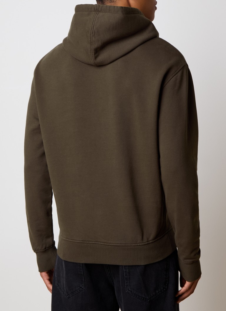 AMI Paris organic cotton hoodie with logo