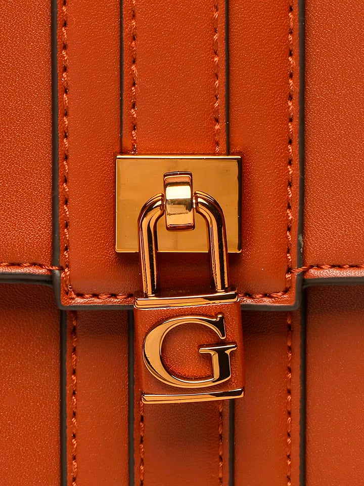 Guess Henkeltasche in Cognac - (B)23 x (H)18 x (T)9 cm günstig kaufen onesize