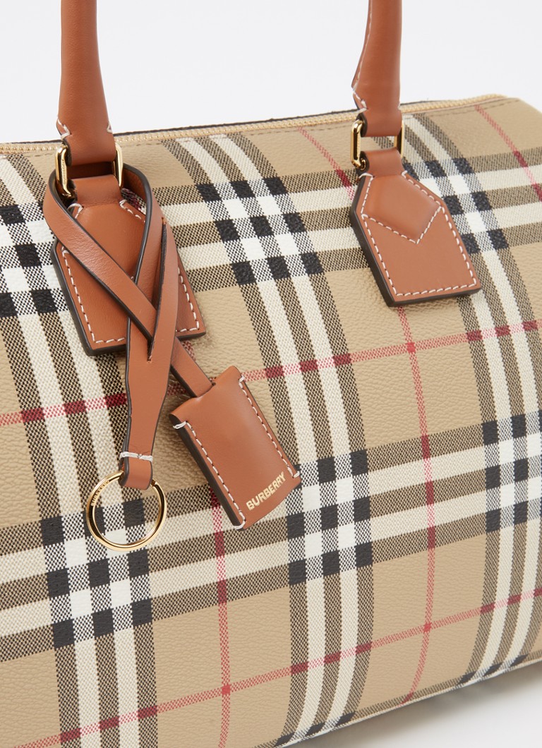 Burberry rokassoma ar rūtainu rakstu un noņemamu plecu siksnu