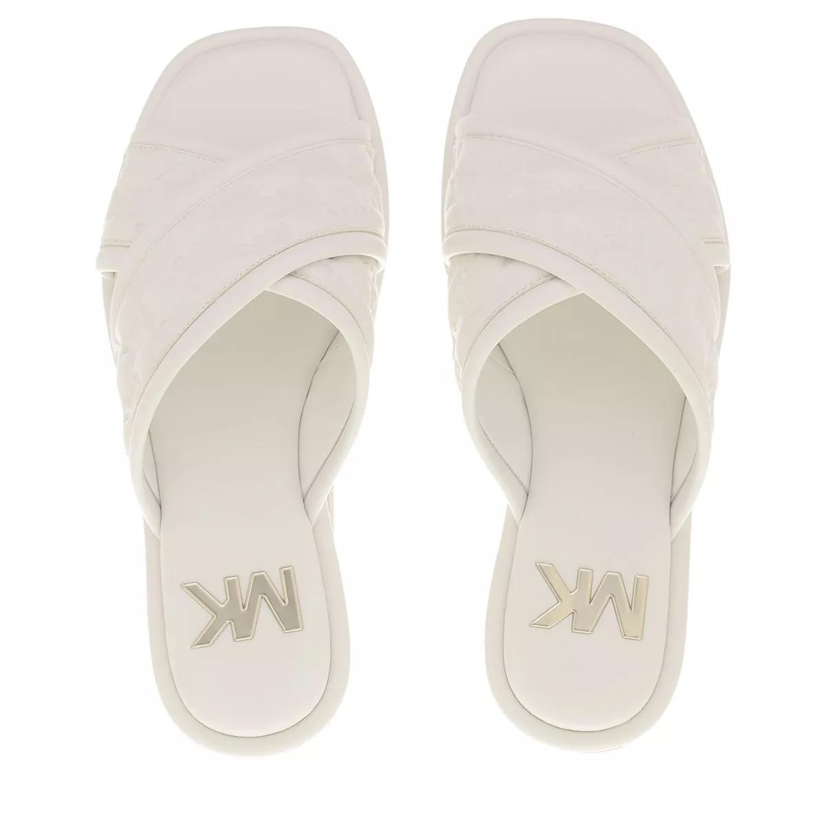 MICHAEL KORS Pantoletten weiss Slide