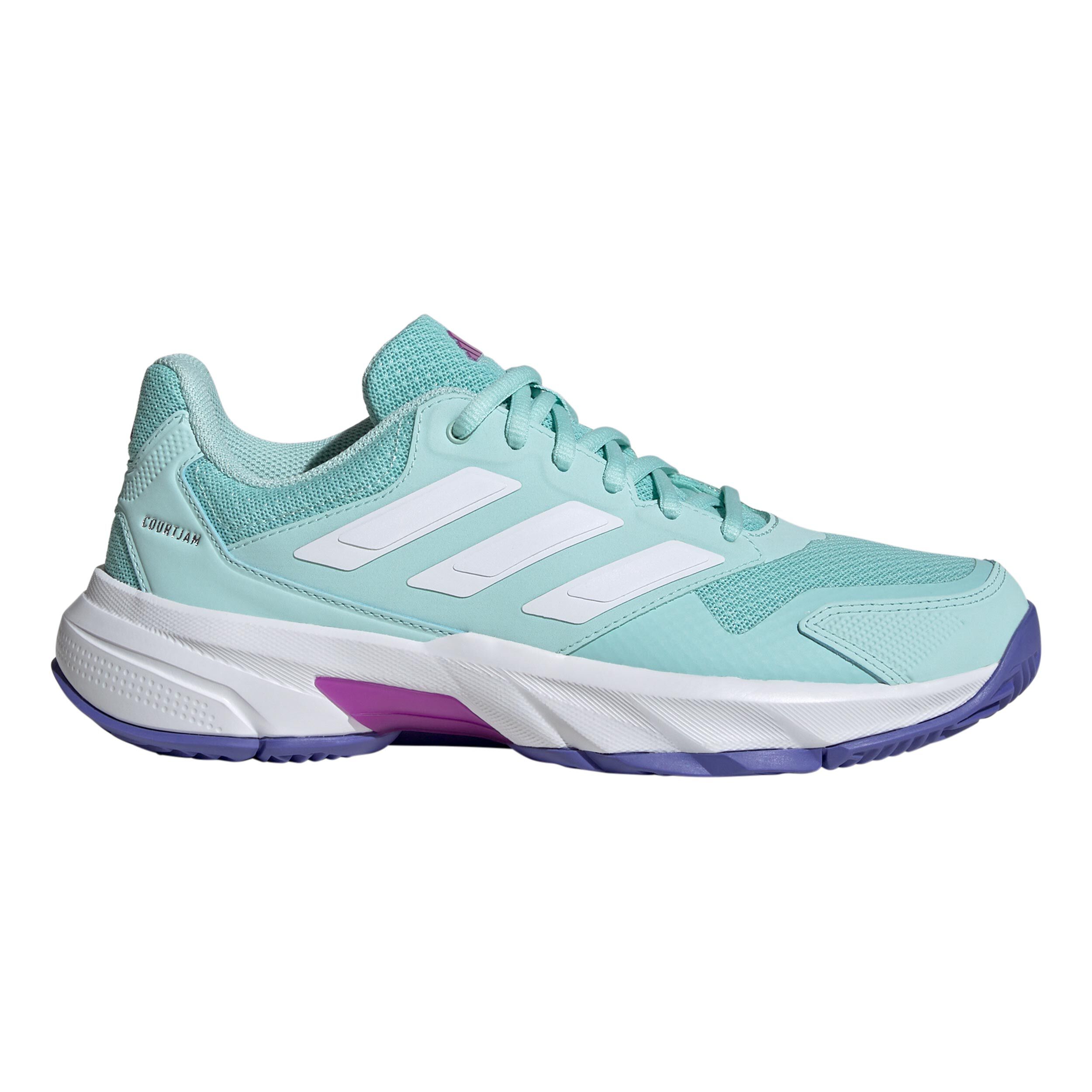 Courtjam Control 3 Allcourtschuh Damen - Mint, Weiß