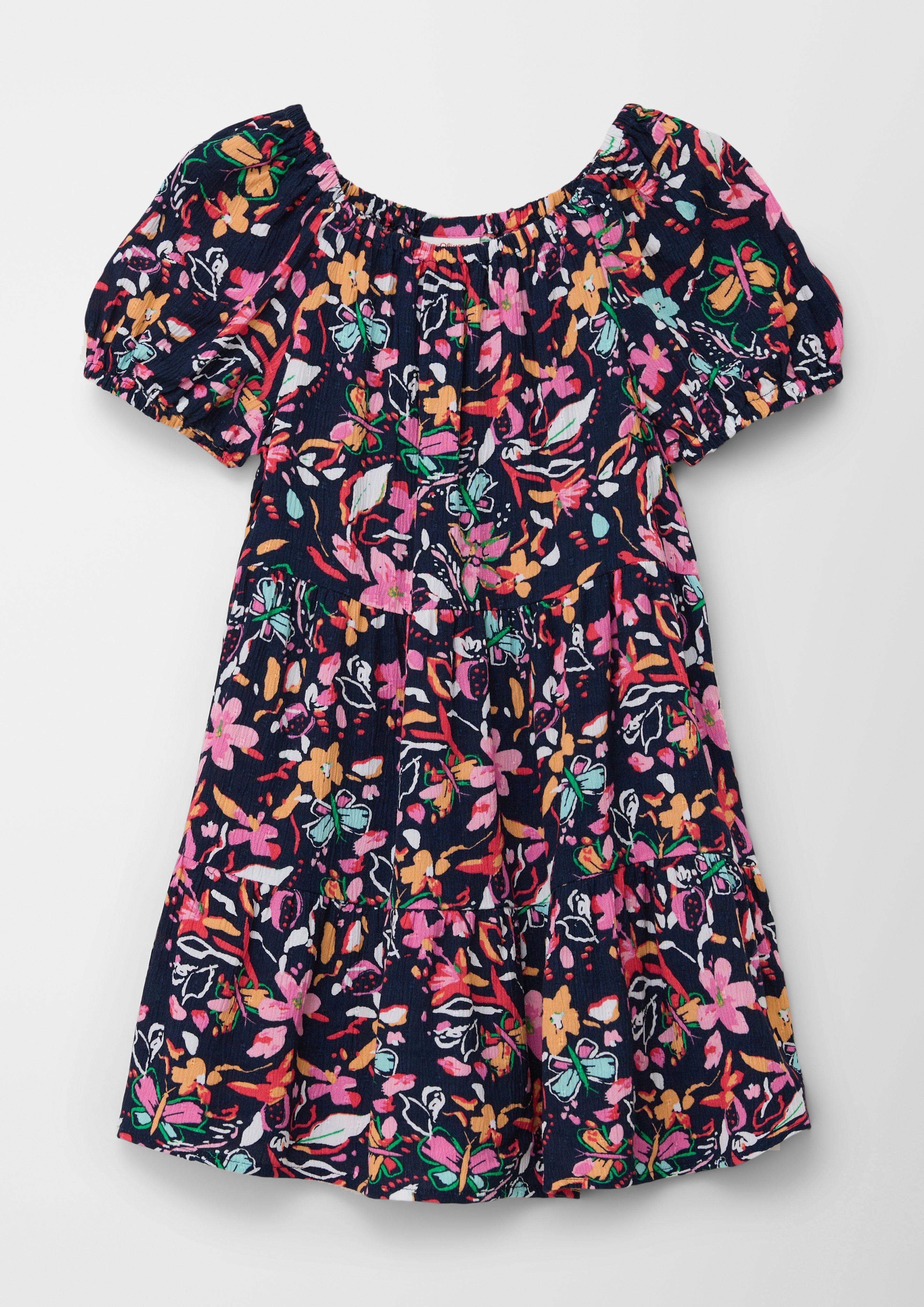 Stufenkleid mit Allover-Print  2130558-59A0