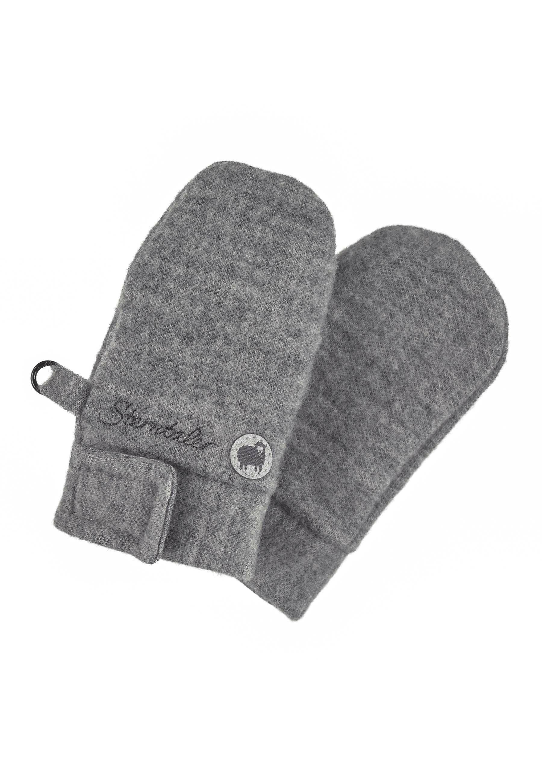 Fäustlinge ohne Daumen aus Merino Wolle