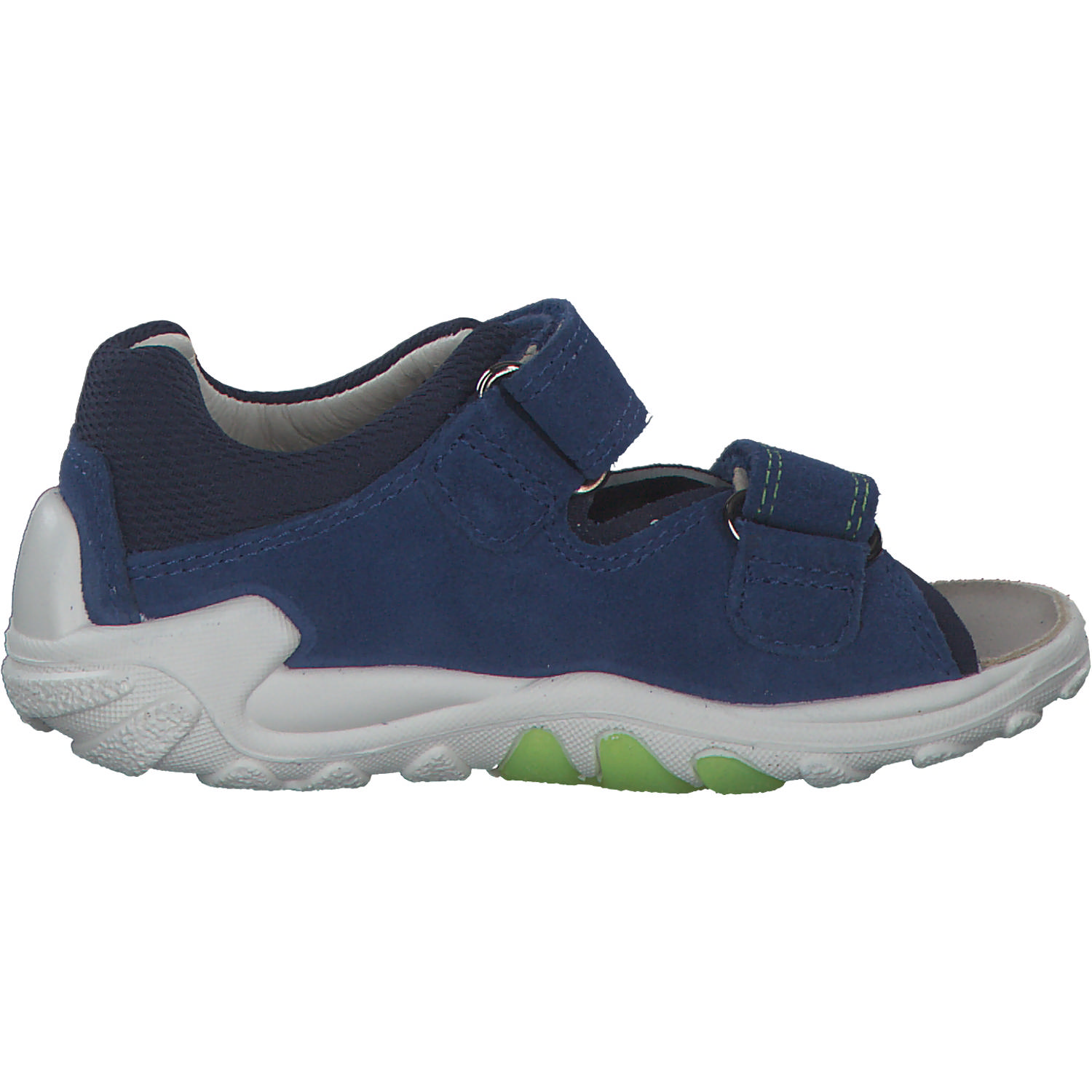 Superfit FLOW 00034, Sandalen (Kinder), Kinder, BLAU/HELLGRÜN