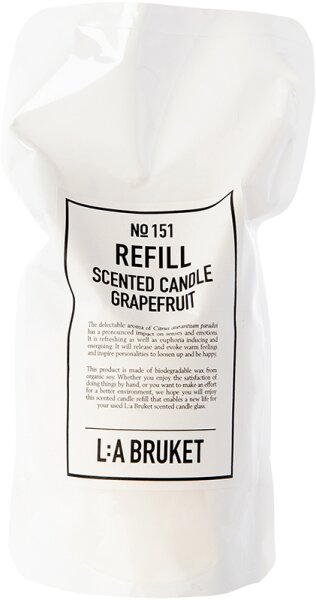 L:A Bruket No. 151 Refill Scented Candle Grapefruit Duftkerze