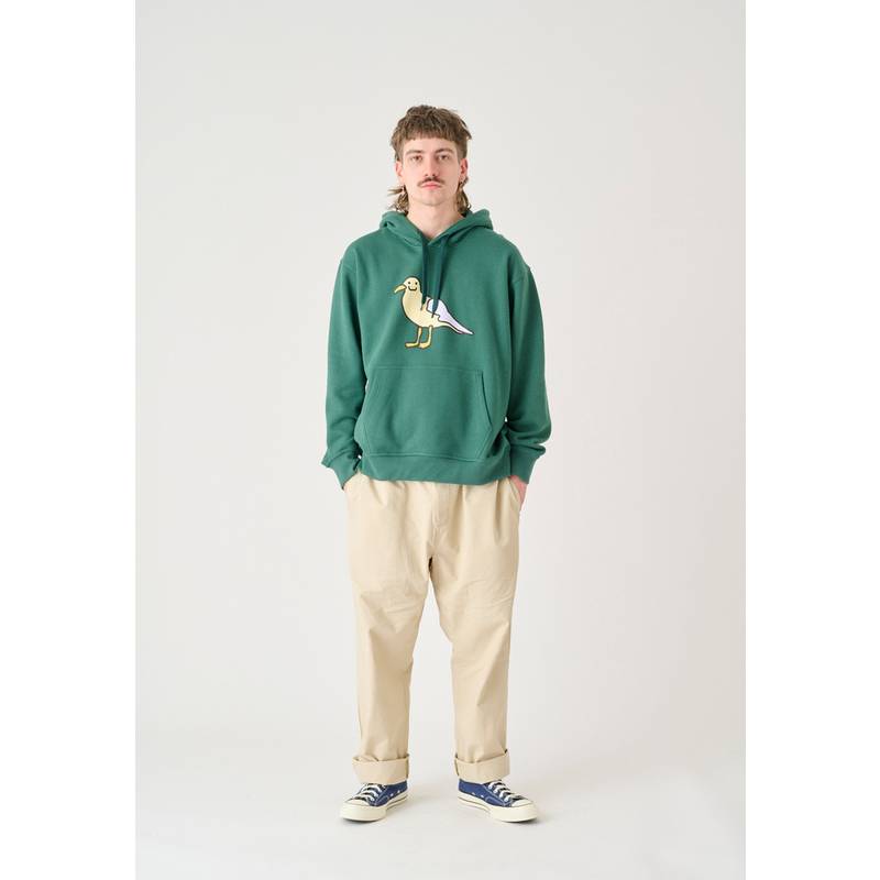 Cleptomanicx Smile Gull Hoodie Herren