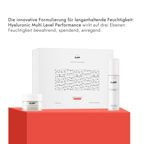 KLAPP Skin Care Science Triple Action Moisturizing Power Duo Set Gesichtspflegeset