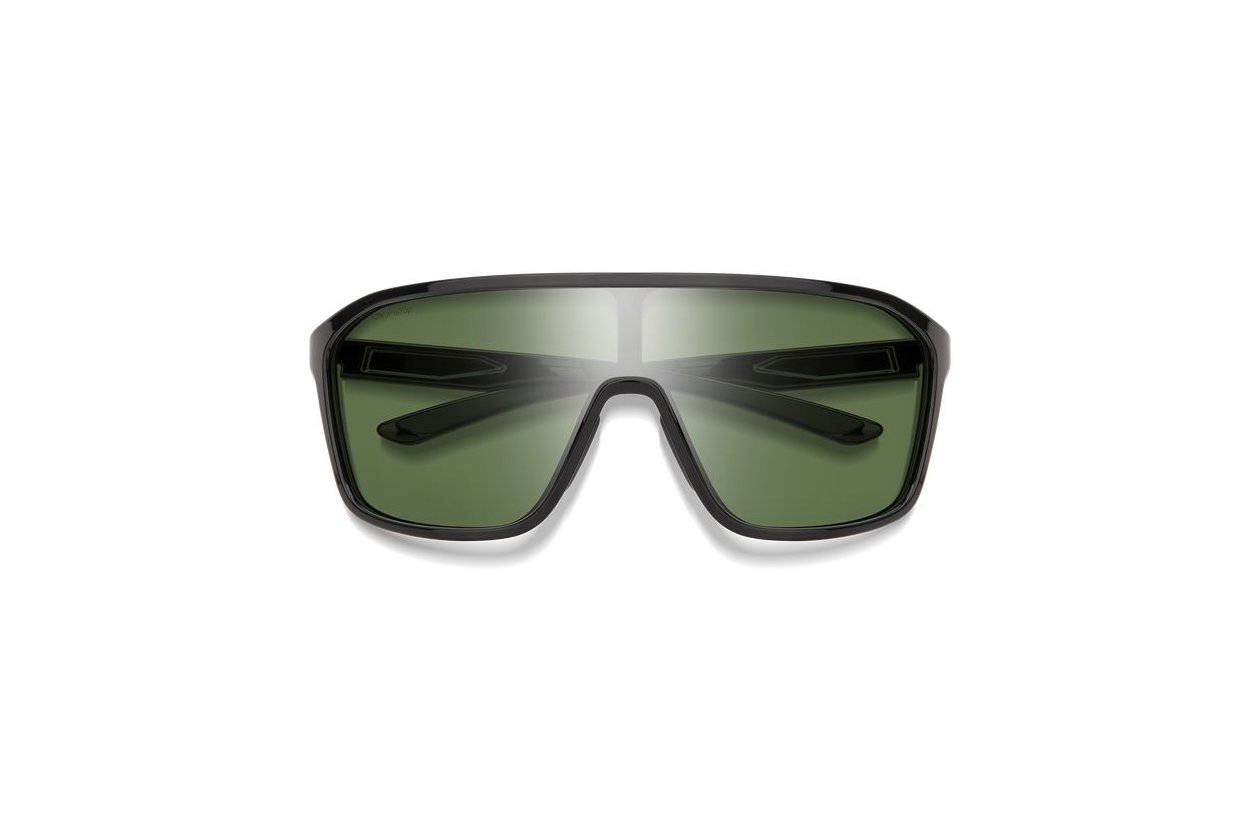 Smith Boomtown Black - ChromaPop Polarized Grey Green