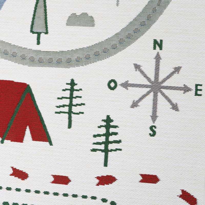 Tapis de jeu indoor & outdoor 123x180cm LITTLE CAMPER