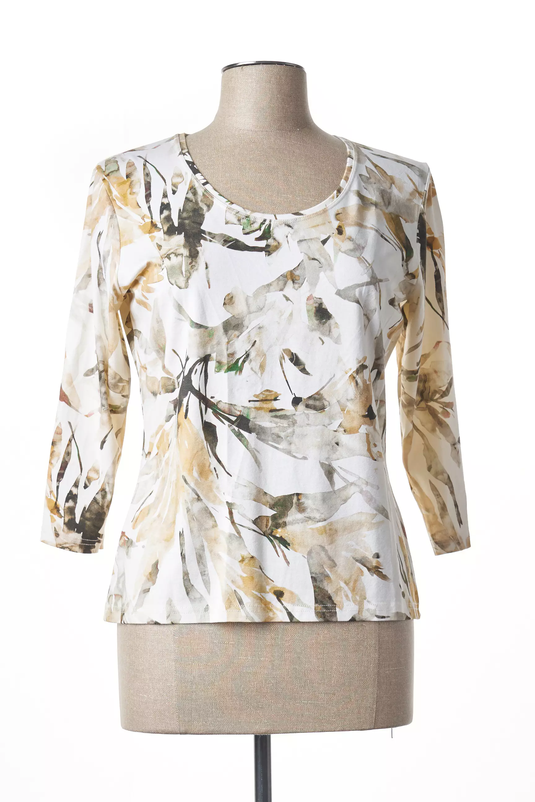 Maille A Forcier Tshirts Femme couleur beige