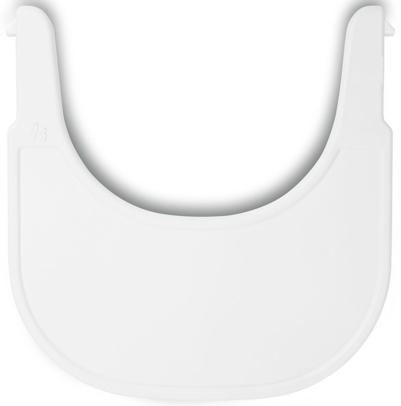 Hauck Hochstuhltablett Arketa Click Tray, White, Kunststoff, aus recyceltem Material