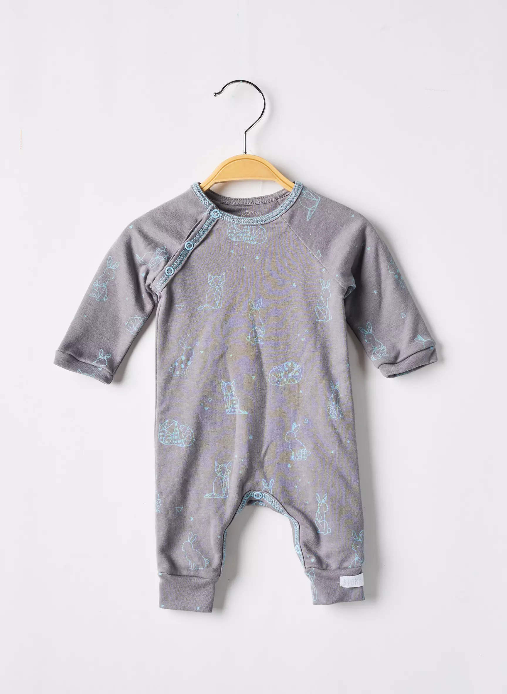 3 Pommes Combinaisons 1 Enfant couleur gris