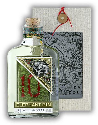 Elephant Gin African Explorer Elephant Gin African Explorer Limitierte Jubiläumsausgabe anlässlich des 10-jährigen Jubiläums. 0,5	 Liter - Vol 40%