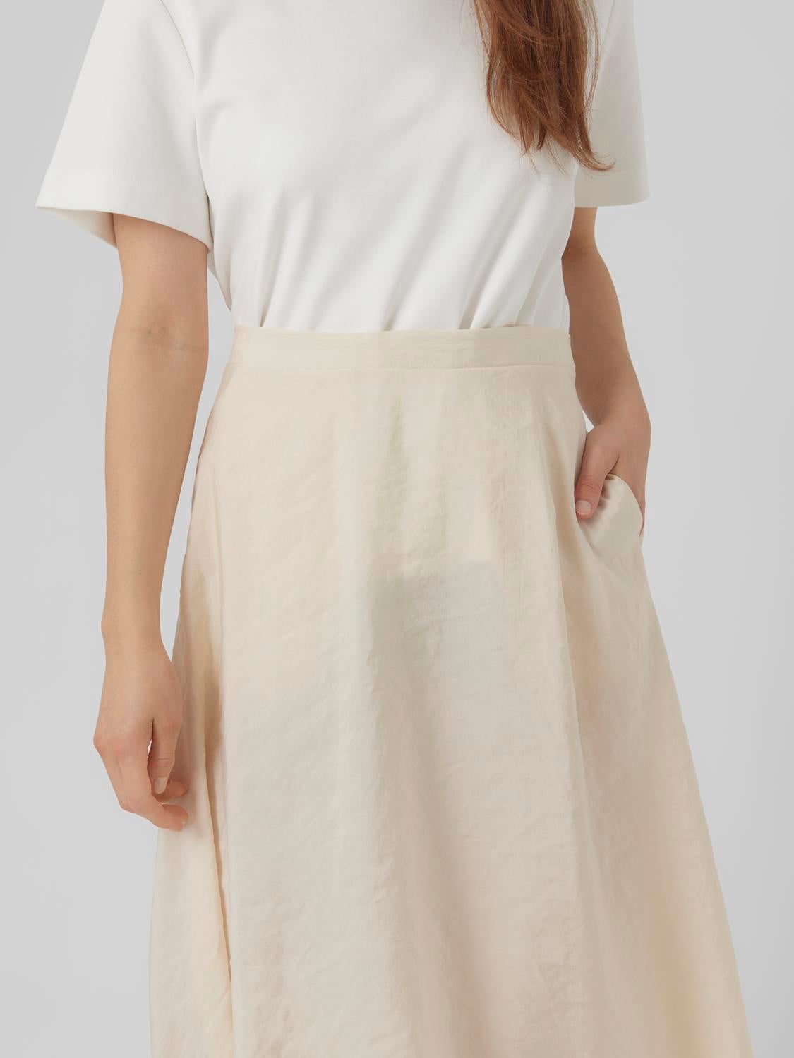 VMFLORENCE Hohe Taille Langer Rock
