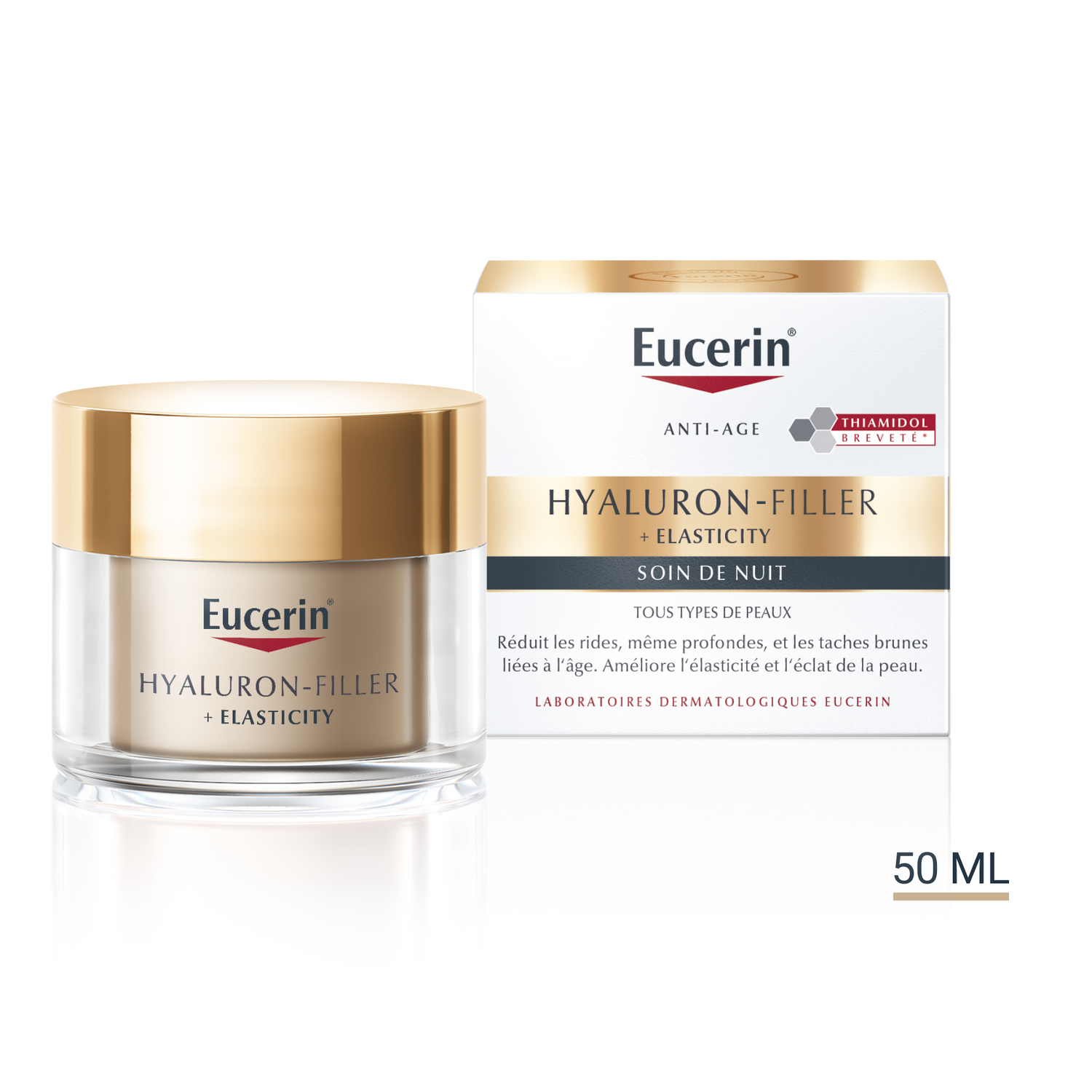 Eucerin Hyaluron-Filler + Elasticity Soin de Nuit Anti-Age 50 ml