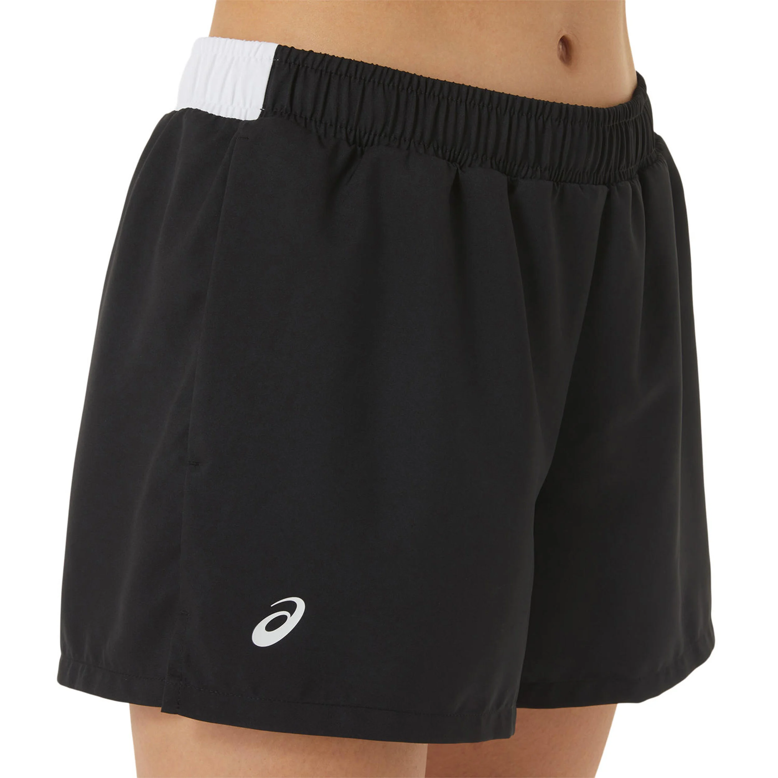 Court Shorts Damen - Schwarz, Weiß